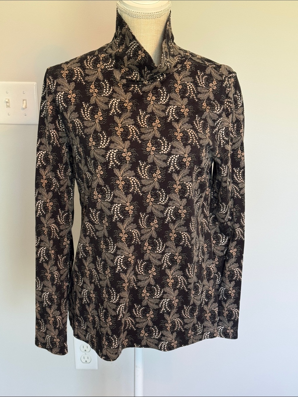 Ann Taylor Mock Neck Shirt